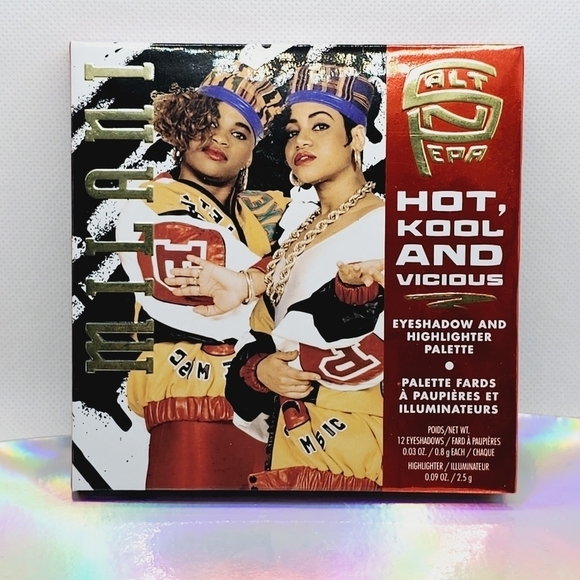 Milani x Salt-n-Pepa Hot, Kool and Vicious Eyeshadow & Highlighter Palette - Picture 2 of 6